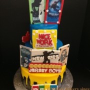 Sweet 16 Broadway Themed Three Tier With Bill board and Play Bill