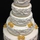 Wedding with Gold Flowers and Trim