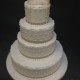 4 Tier Off White Butter Cream