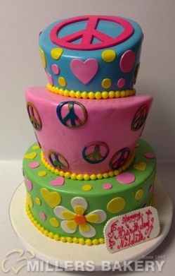 Topsy Turvy Peace ,Love & Cake