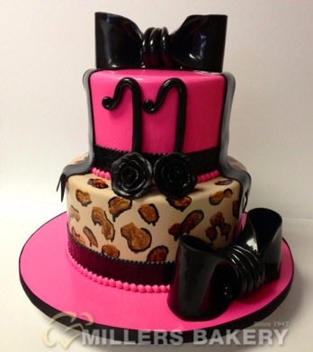 Turning 11 Was Never So Cool With This Two Tier Hot Pink Leopard Print With Shiny Oversized Bow On Top You May Also Like