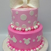 Two Tier Pink Baby Shower