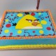 Angry Bird Half Sheet Cake