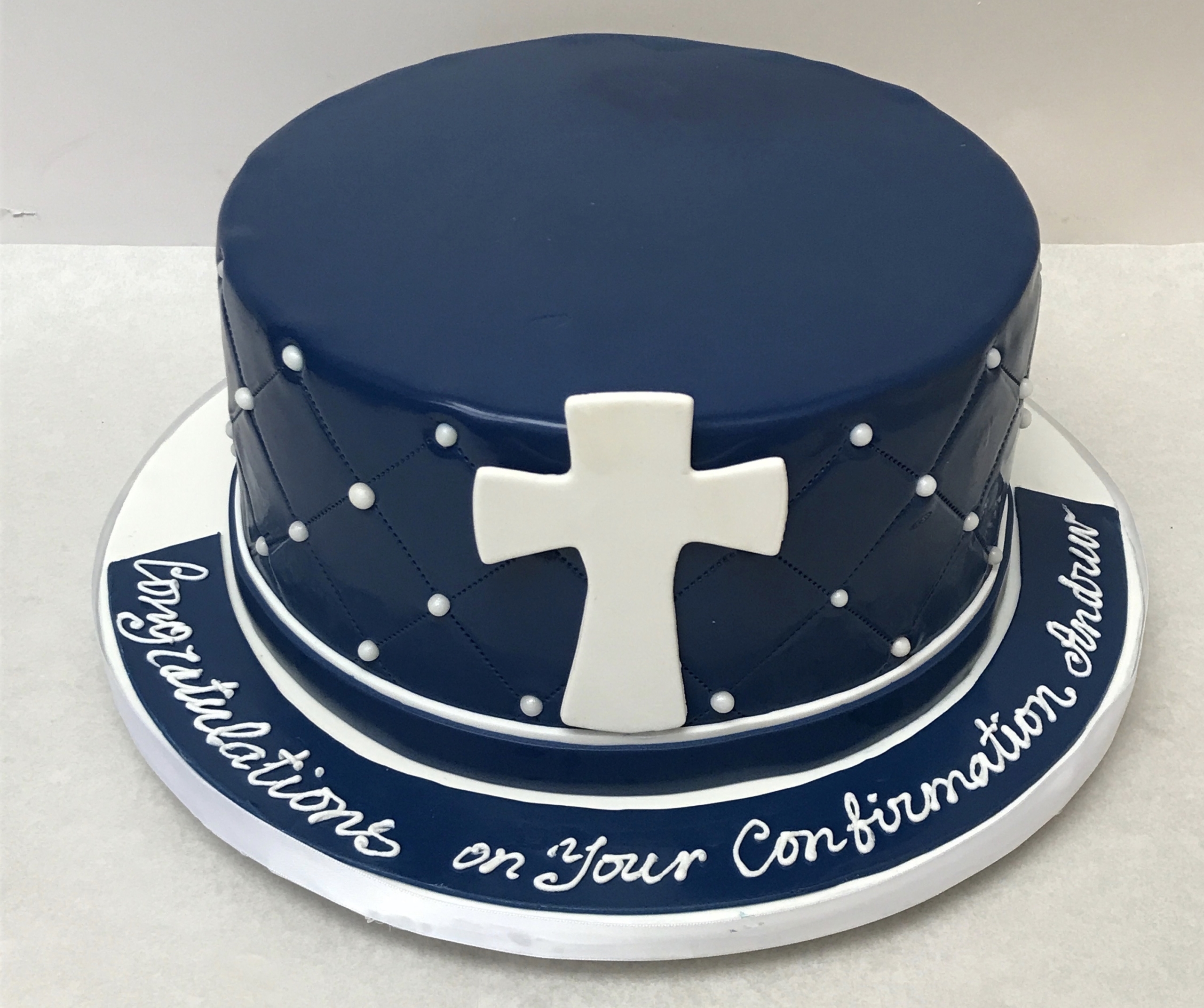 Male Confirmation Cake | Party City